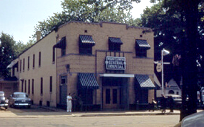 Historic hospital building