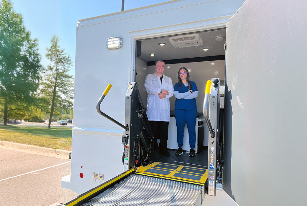 McLaren Mobile Clinic exterior