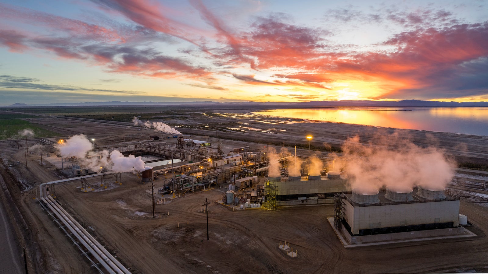 Geothermal energy plant