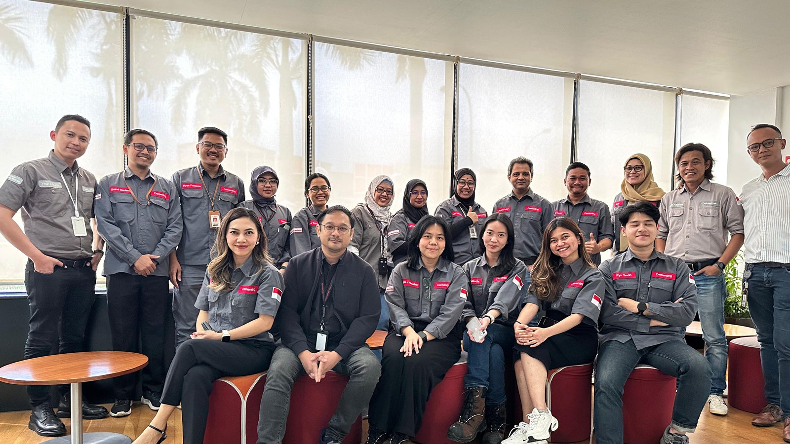 Group of Halliburton employees.