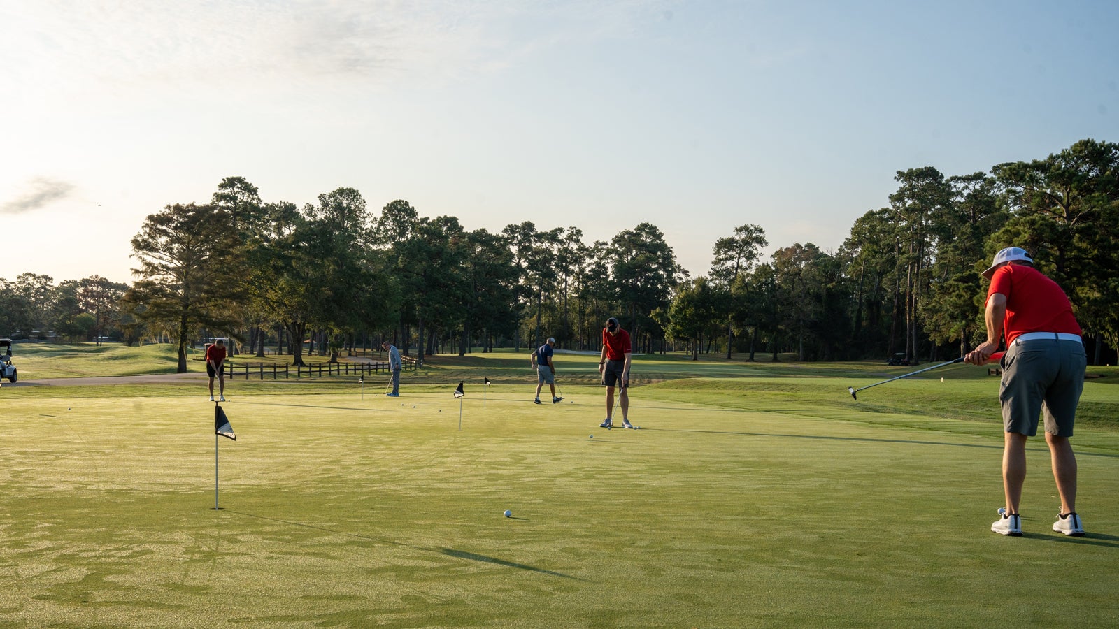 Golfer at the 2025 Halliburton Charity Golf Tournament.