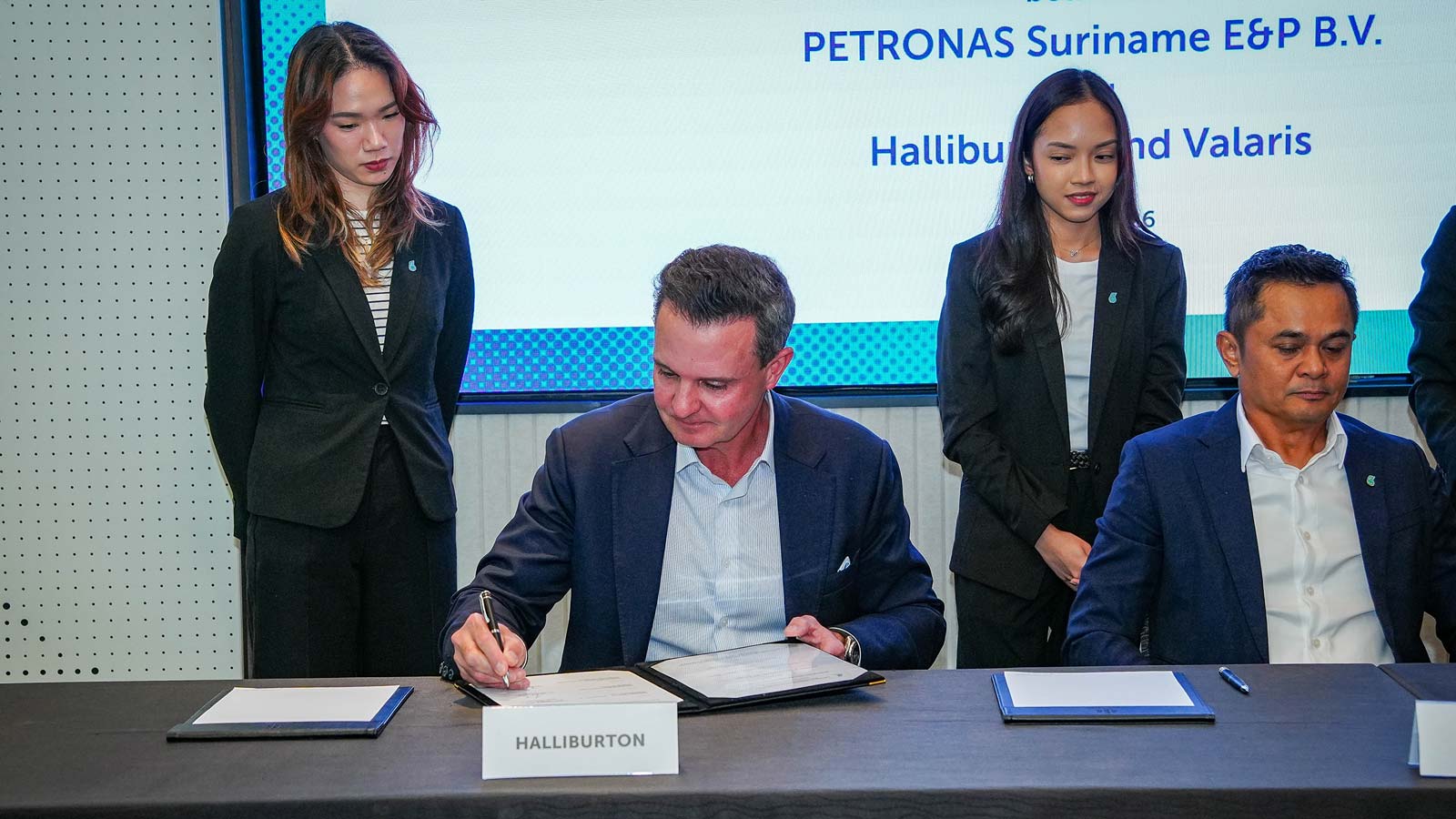 Halliburton's executive vice president and COO, Shannon Slocum.