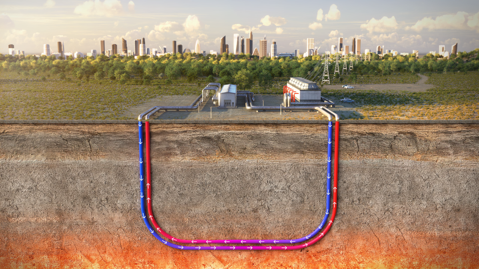 Closed-loop geothermal systems drilling