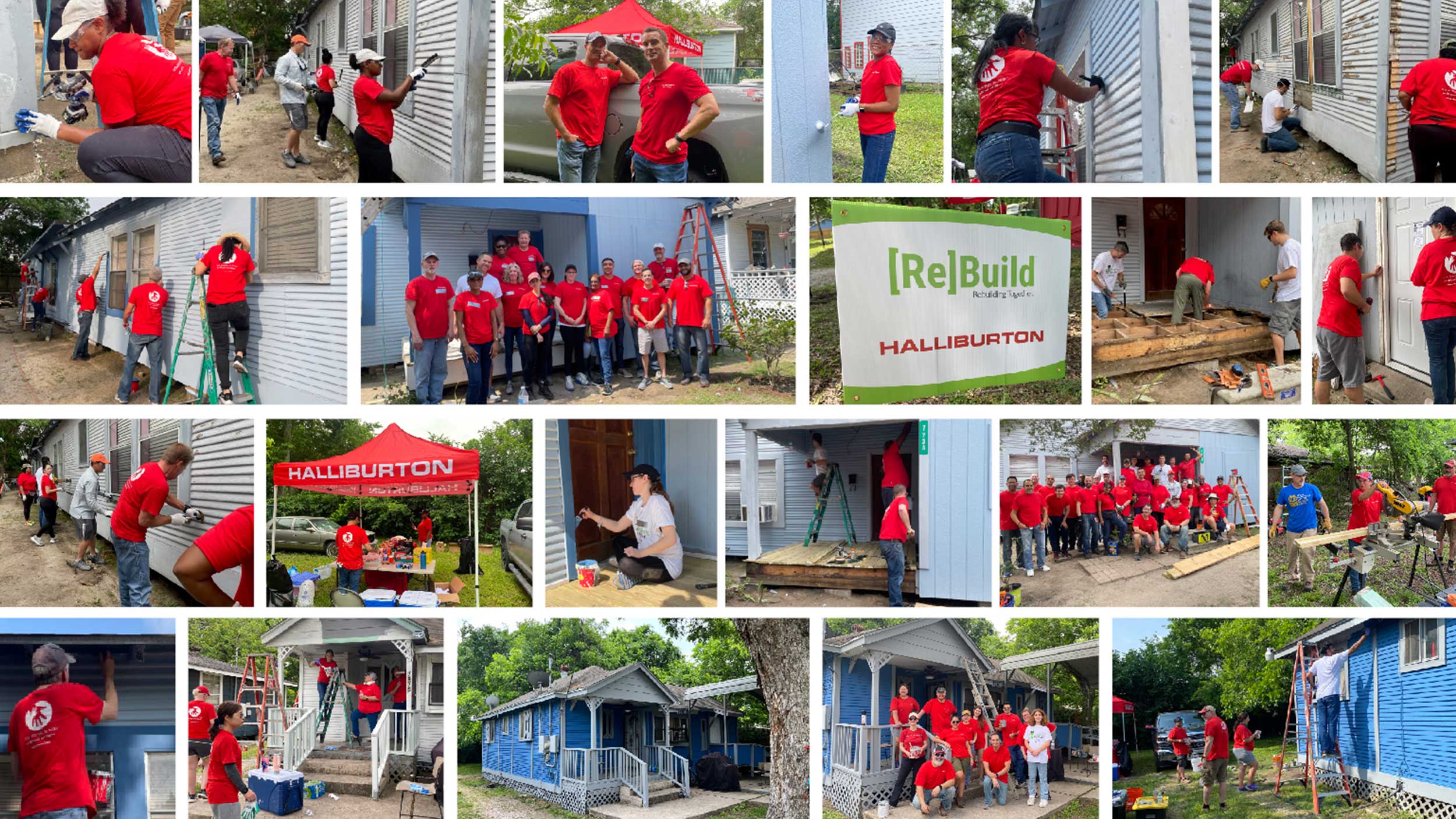 Halliburton and Rebuilding Together revitalize two Houston-area homes
