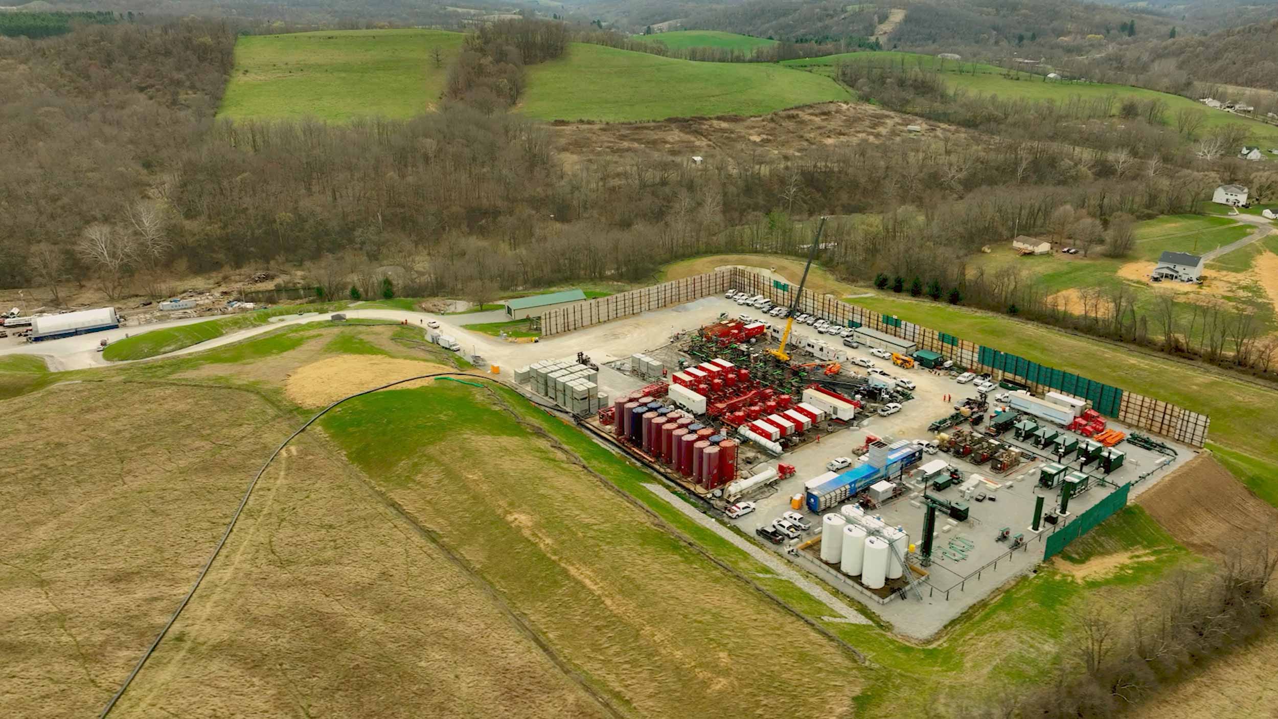 Interior Secretary Burgum visits Pennsylvania ZEUS® frac site