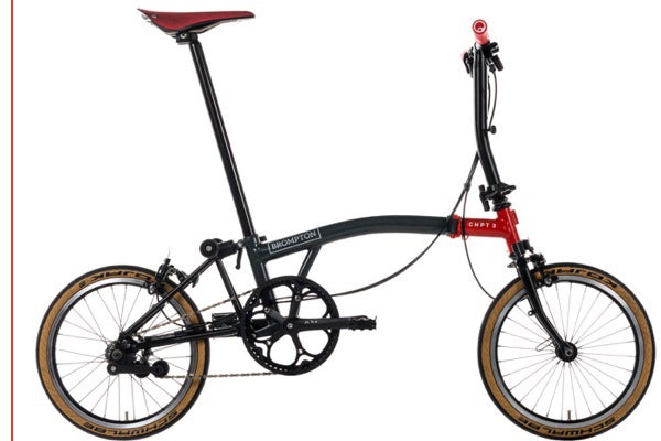 The product shot of the Brompton CHPT3 2018 Edition