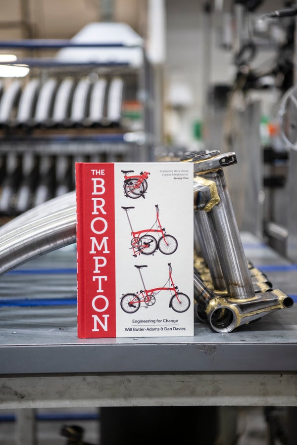 A photograph of The Brompton: Engineering for Change, written by Will Butler-Adams and Dan Davies
