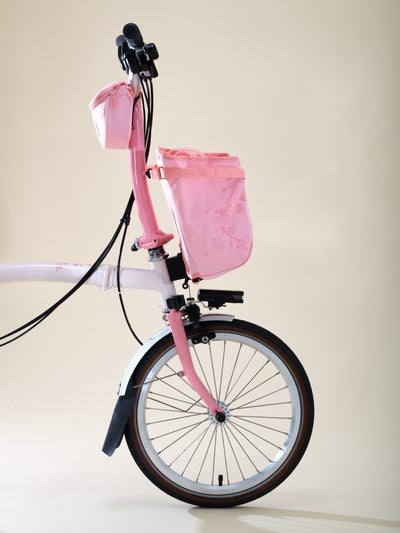 Cherry Blossom Brompton bike