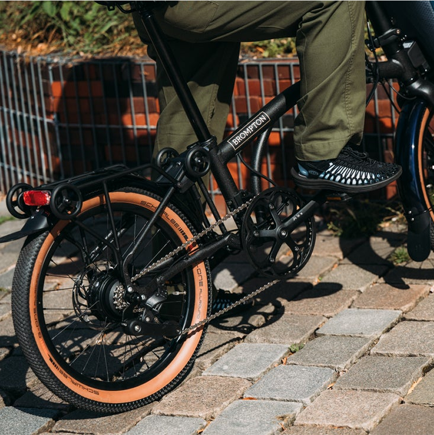 Hinterrad der Electric G Line