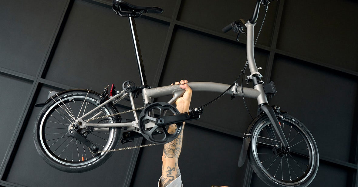 Brompton T Line gefaltet