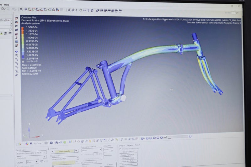 3D modelling of Brompton frame