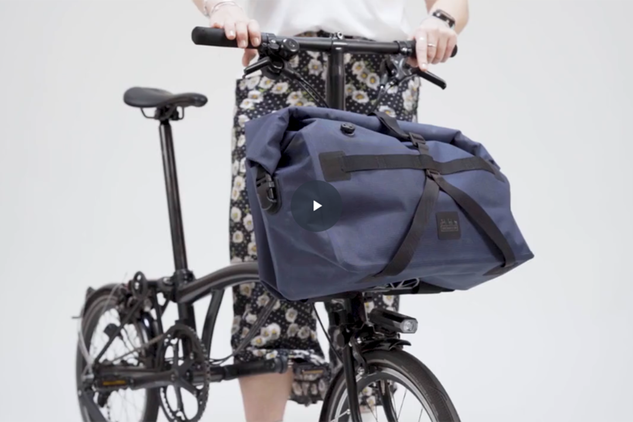 Borough Waterproof Bag Large in Navy Video