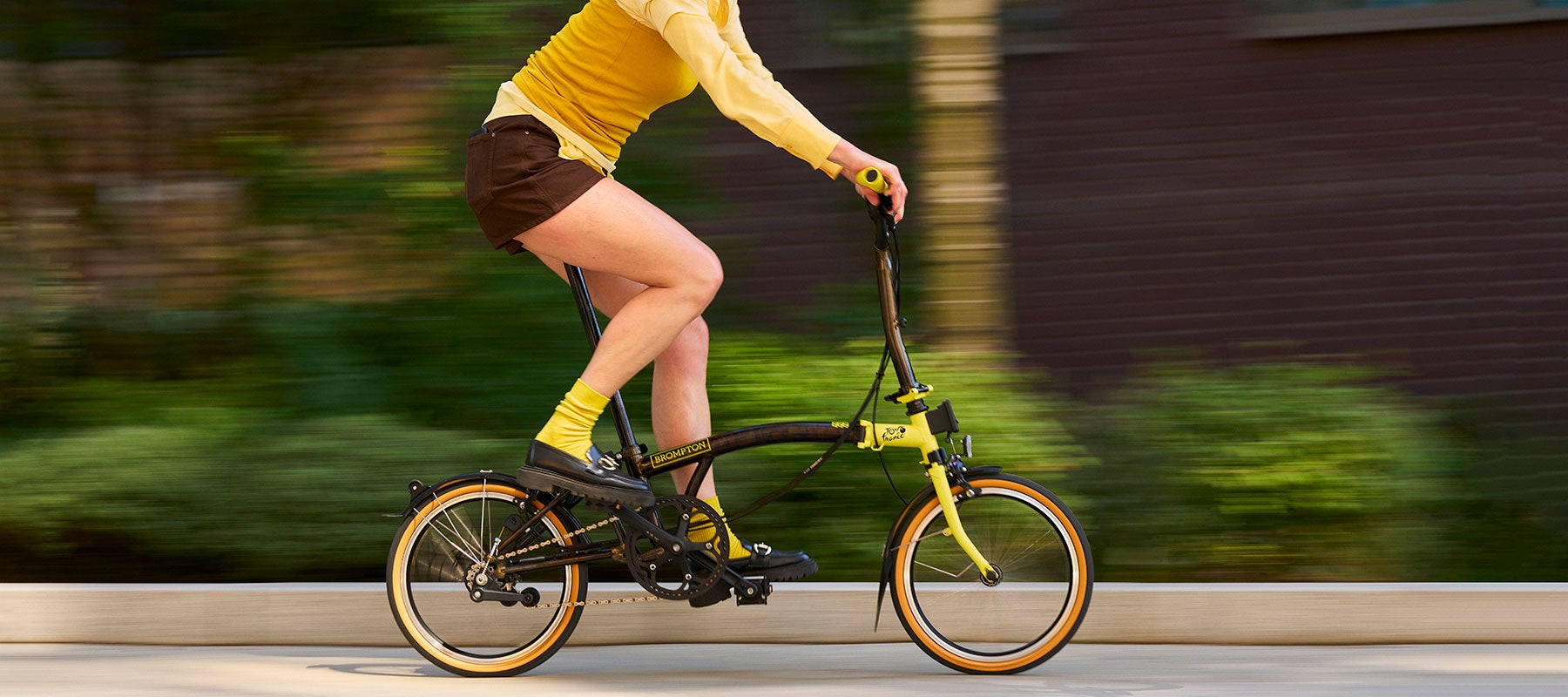 Brompton x Tour de France bikes