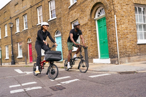 A Brompton in the Greenford factory assembly line