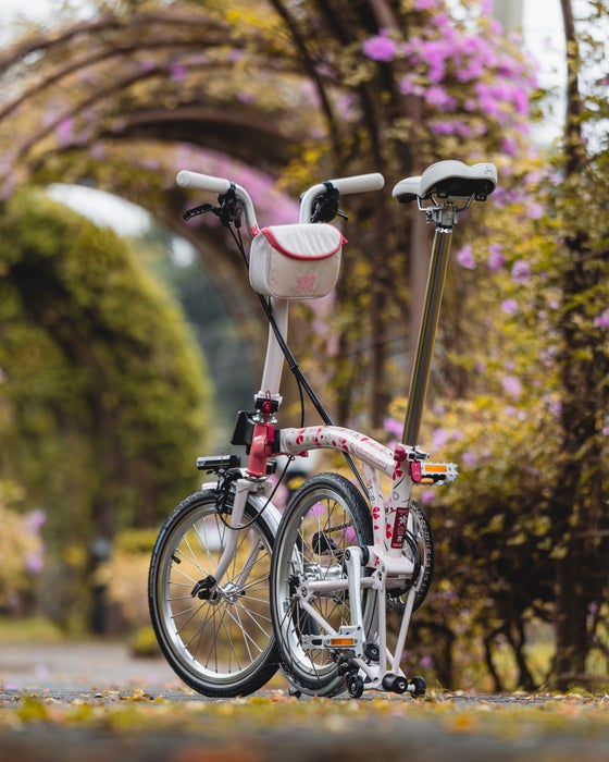 Brompton Cherry Blossom bike