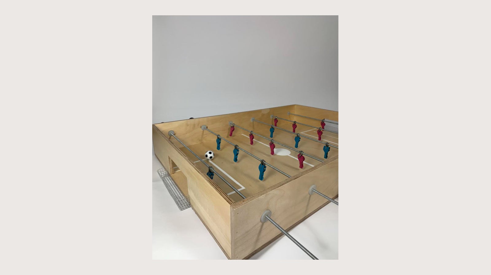 Table Football, designed by Saffron Parry and shown at Brompton Junction Covent Garden
