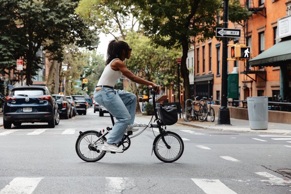Brompton x Shantell Martin bike