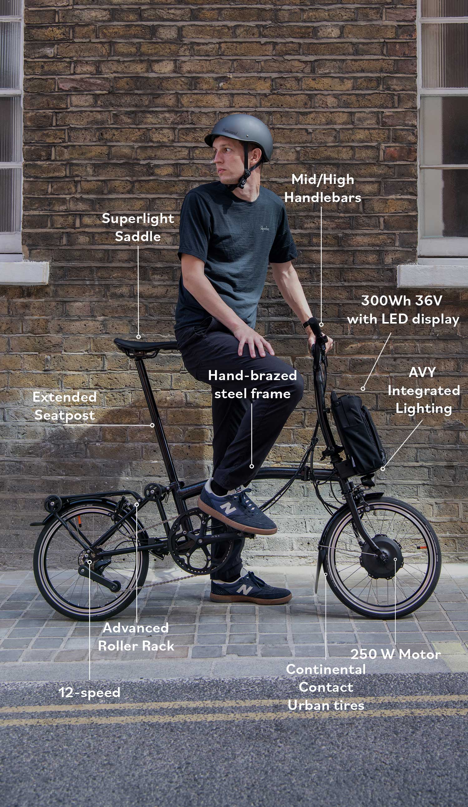 Electric P Line with Rack 12-speed Bike Graphic PDP US