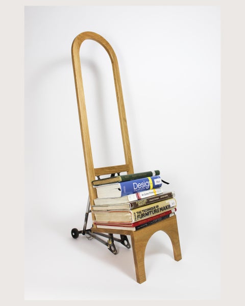 Book Trolley, designed by Stefania Atzei  and shown at Brompton Junction Covent Garden