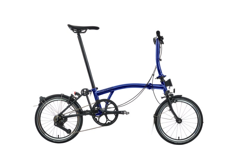 Bolt blue laquer Brompton bike