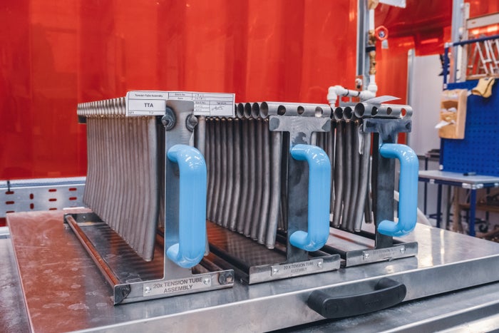 machinery used in tig welding to clean titanium tubes