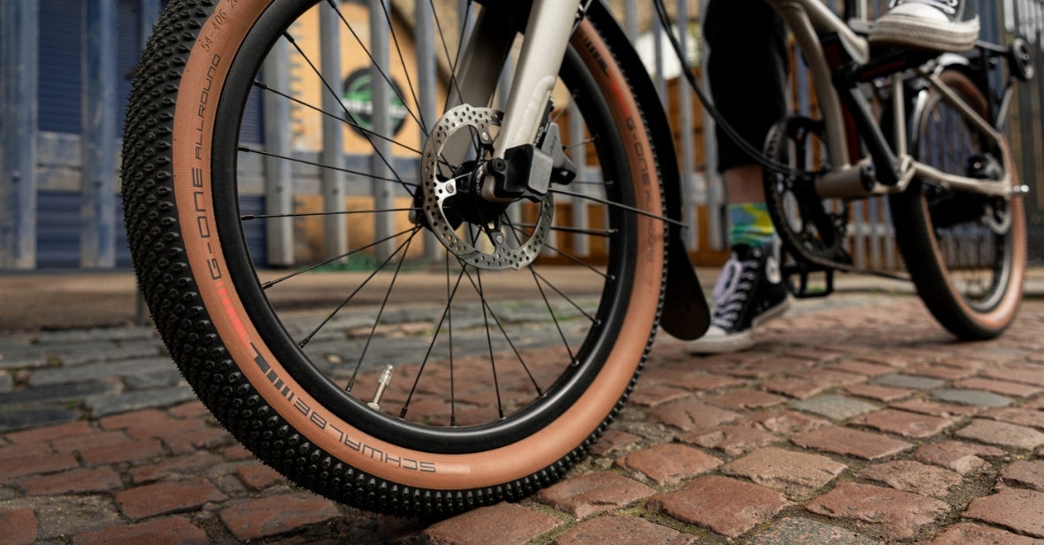 Close up of G Line tyre