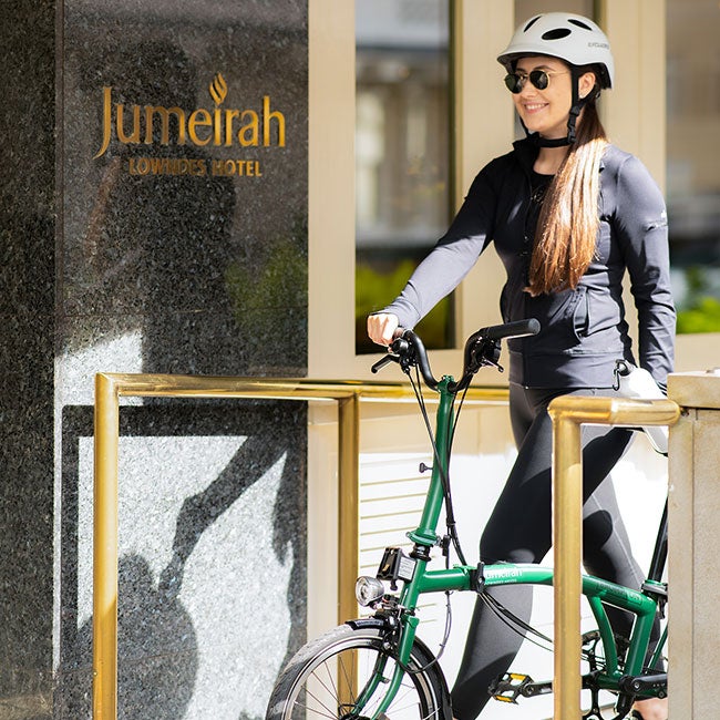 Jumeirah Hotel Group green bike