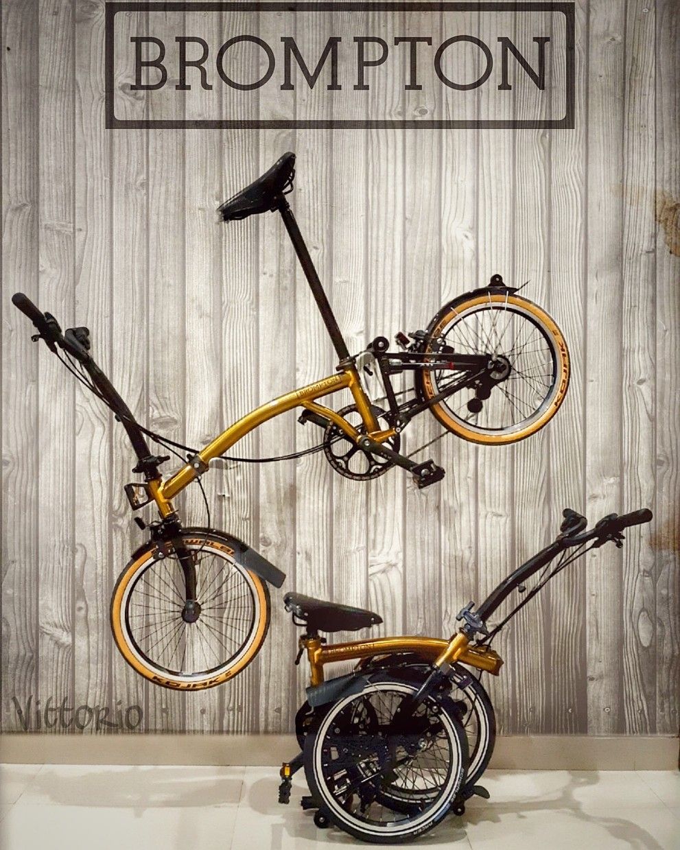 Brompton Gold Bike Special Edition
