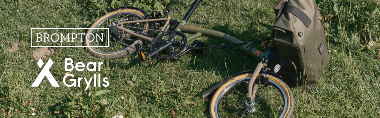 Bear Grylls Brompton Bike Collab