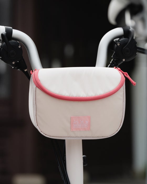 Brompton Cherry Blossom bike close-up