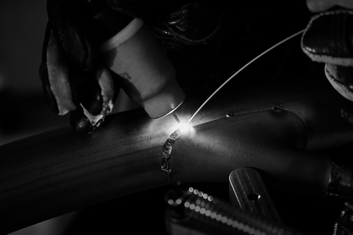 molten filler used to create a strong bond