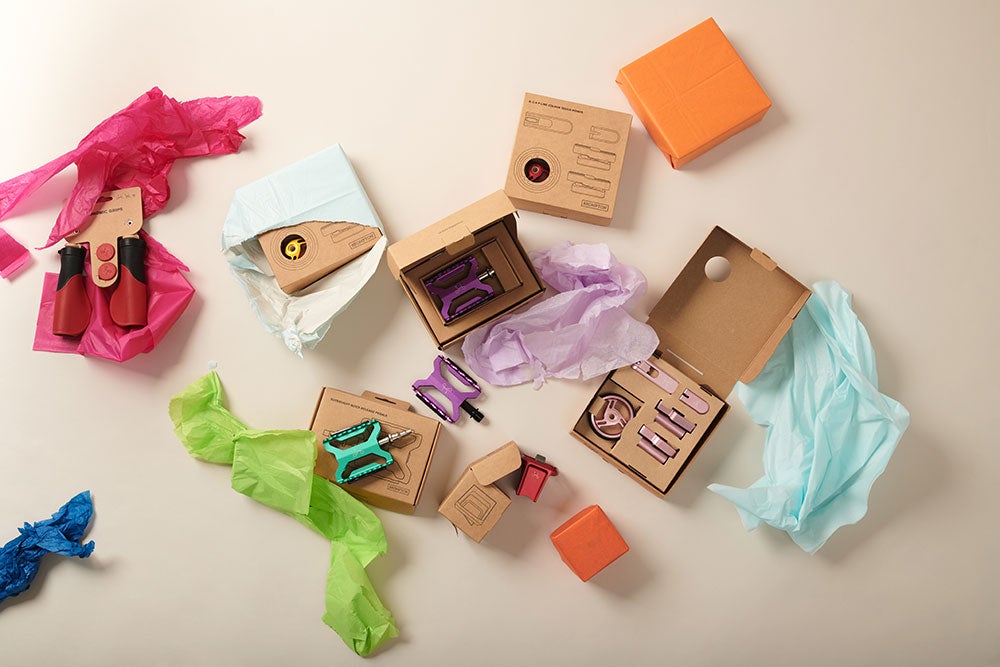 Brompton gifts partially unwrapped