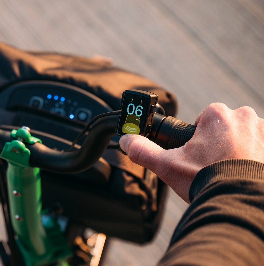 Commande au guidon sur Electric C Line