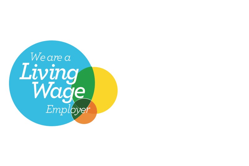 Le logo « Real living wage employer »