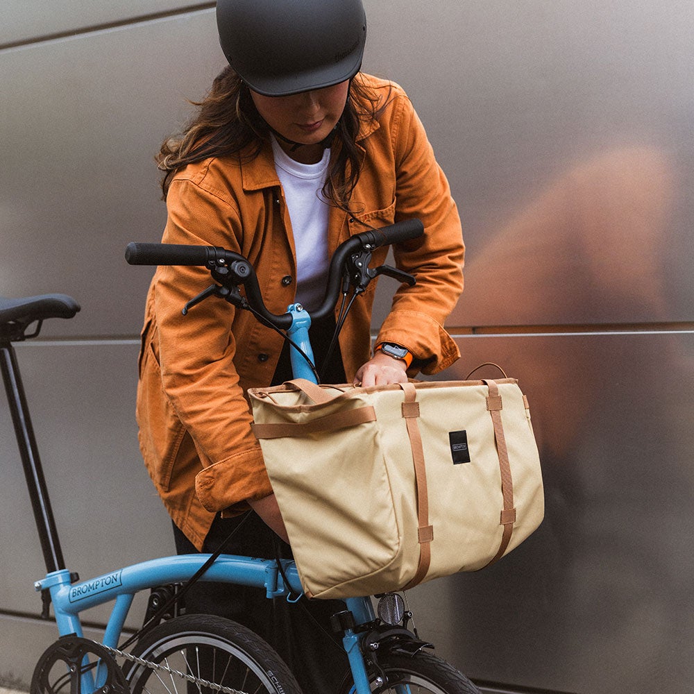 Brompton basket bag