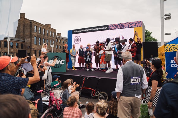 People on stage at the BWC