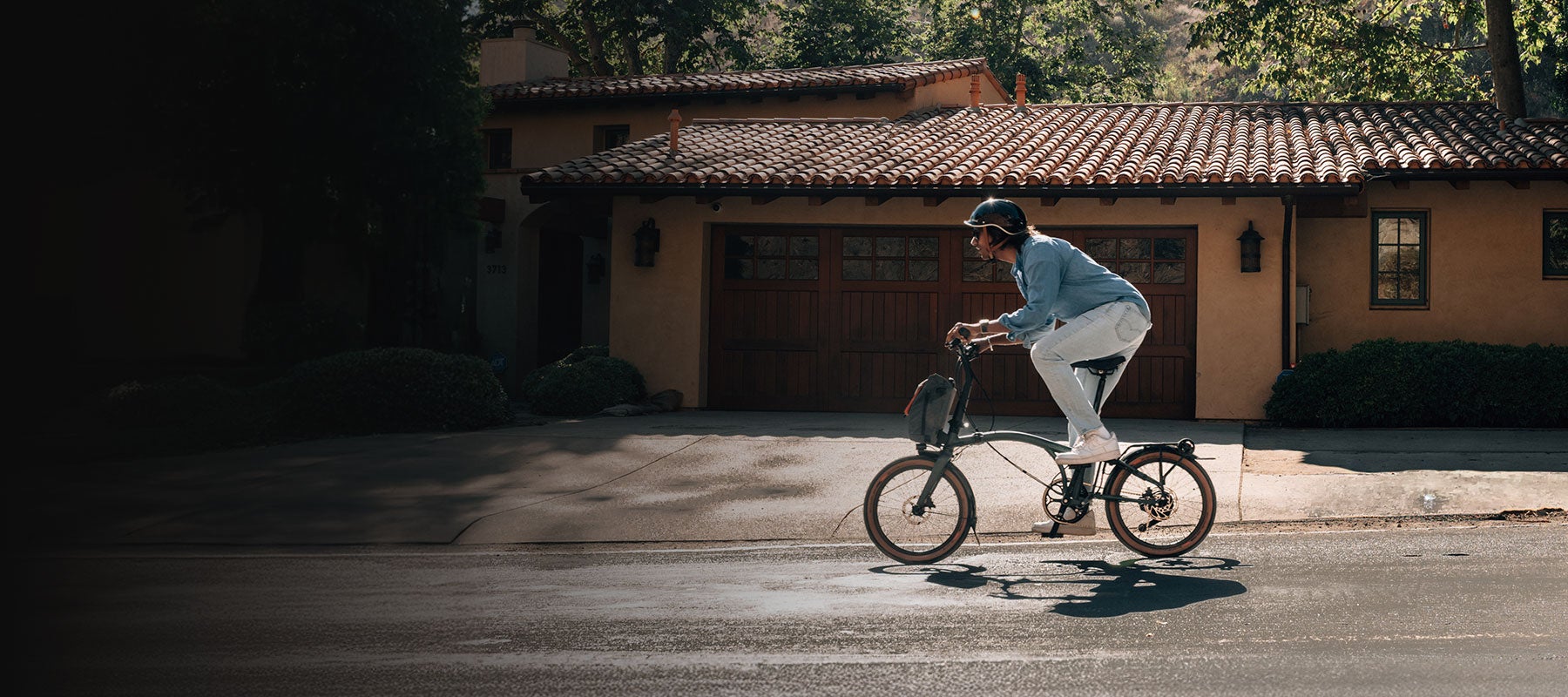 Woman stood behind G Line Brompton