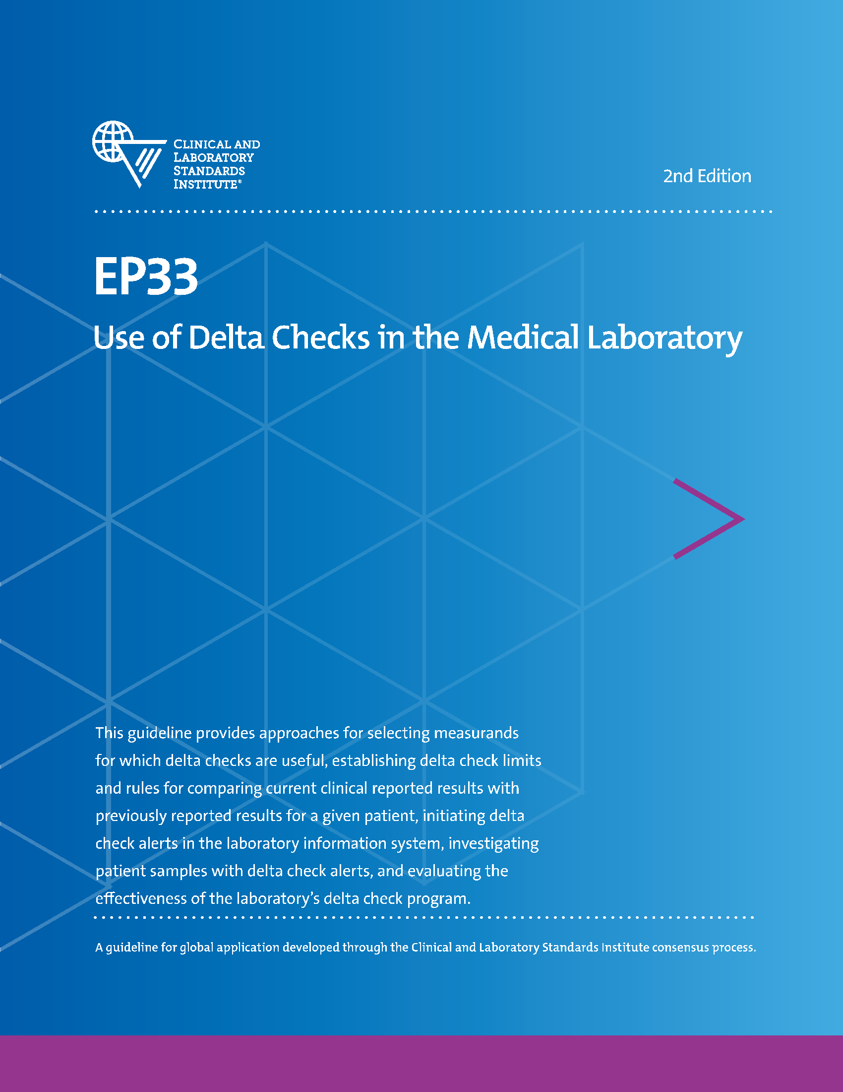 EP33 | Use of Delta Checks in the Medical Laboratory
