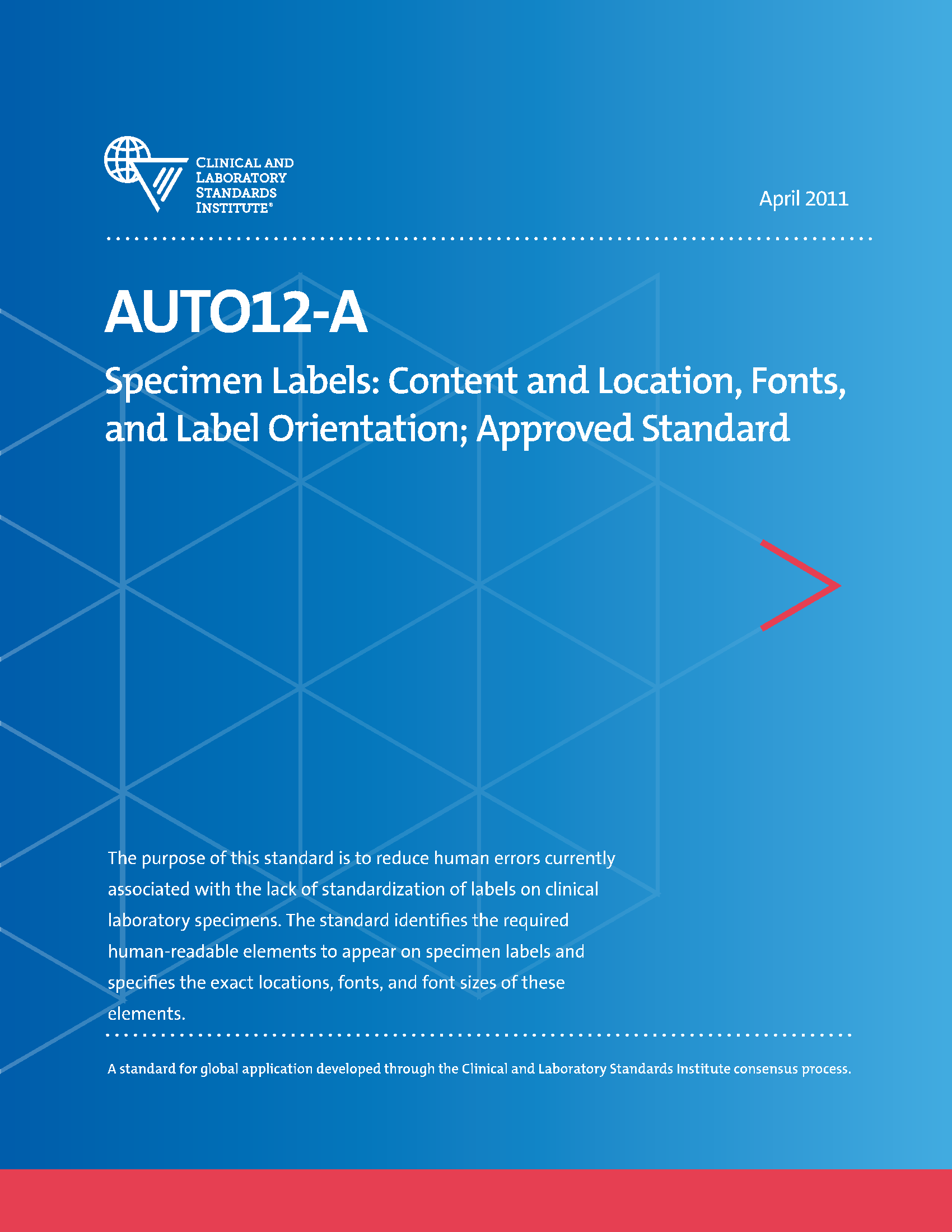 AUTO12 | Specimen Labels: Content and Location, Fonts, and Label ...