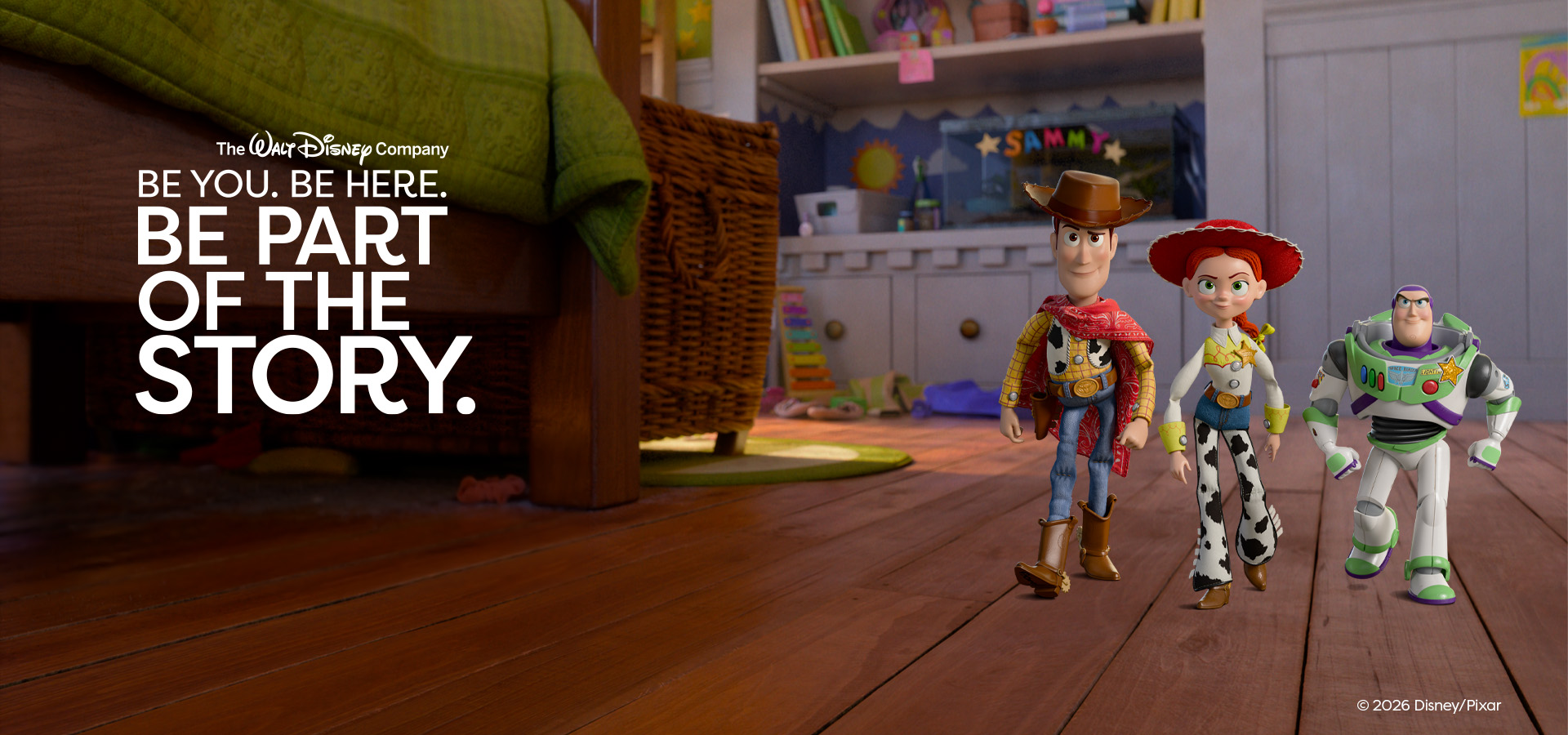 Be You. Be Here. Be Part of the Story. 