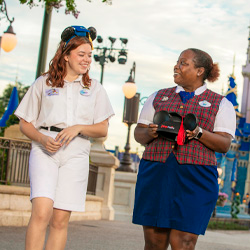   Overview Metadata Similar Embed Usage Workflow Edit 2026 Phenom Global Benefits Page Aspire Support 1 2026_Phenom_Global Benefits Page_Aspire Support.jpg Open in new tab Created on 04/17/2026 by Felicity Andrews Tags BagCapLuggage & BagsSleeveSmileUniformWaist Description Two smiling Disney cast members walk together through a Disney park