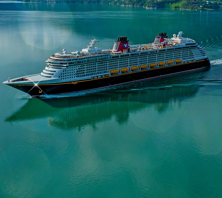 Disney Cruise Line ship at sea