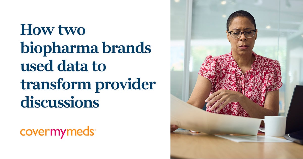 Case Study: Biopharma field teams benefit from data tools | CoverMyMeds