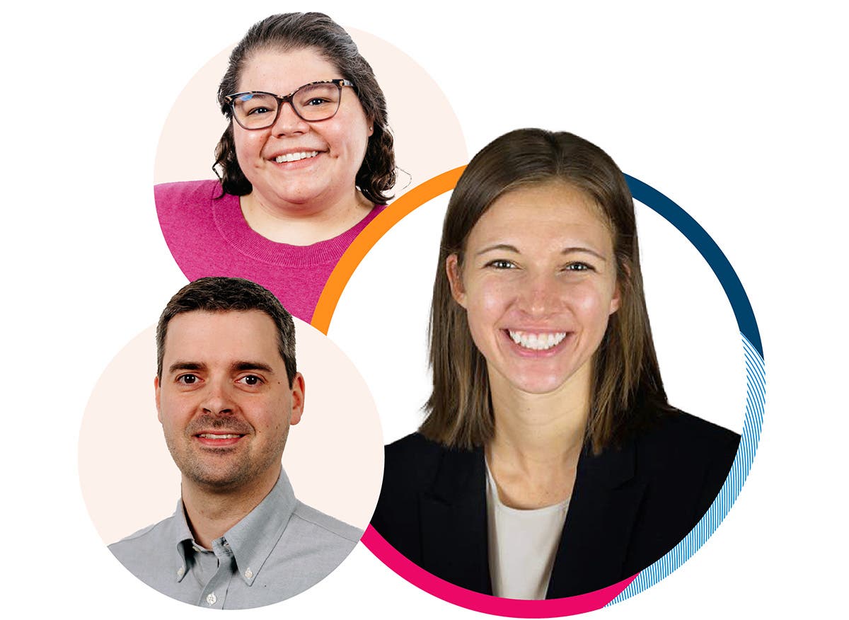 Headshot collage of CoverMyMeds Specialty pharmacists.