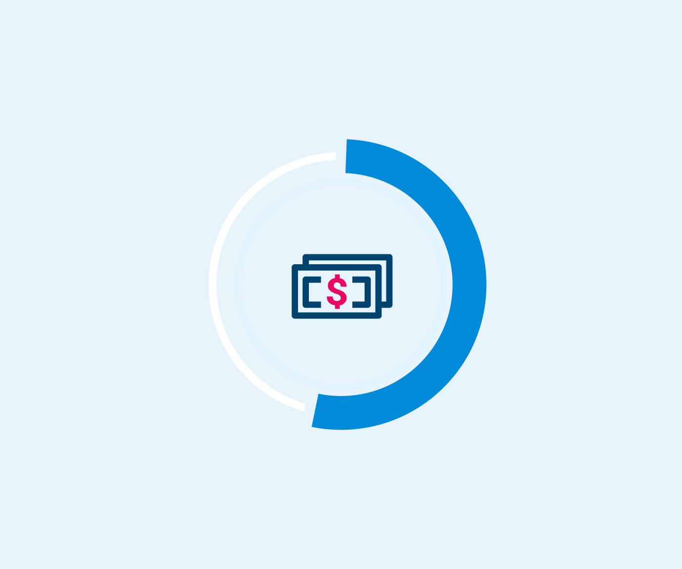 Illustration: In a survey 54% of patients reported feeling concerned about prescription medication costs.