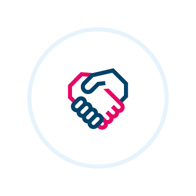 Icon of a handshake
