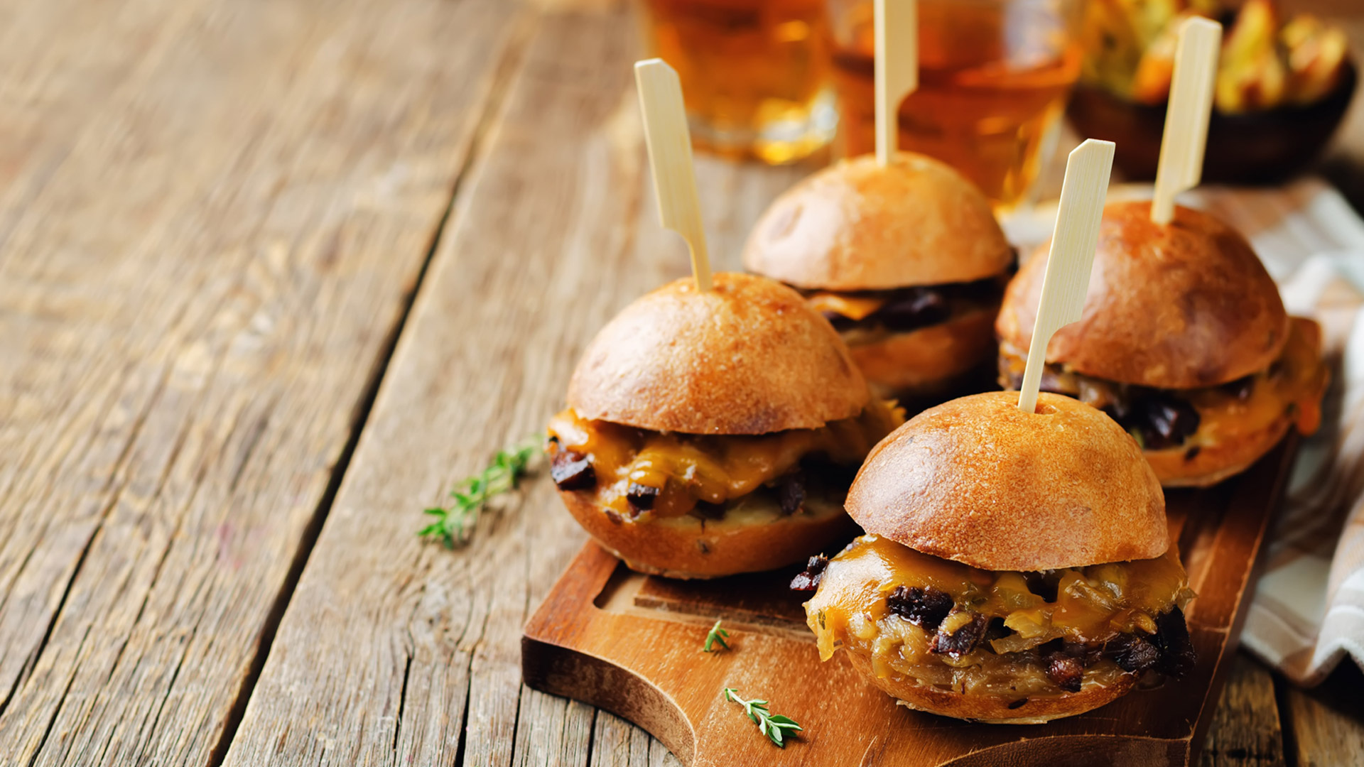 Burger sliders