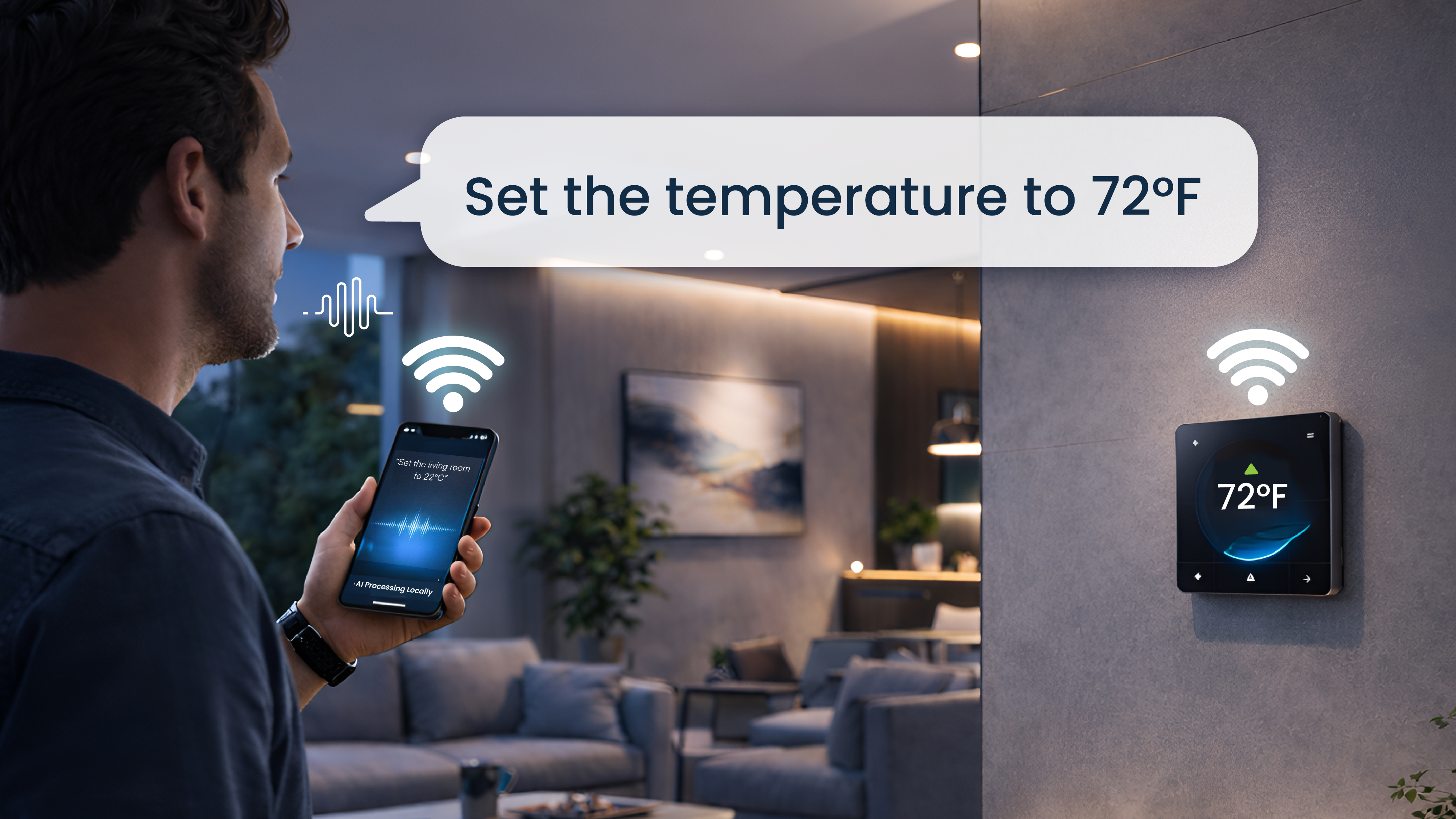 将手机连接到恒温器